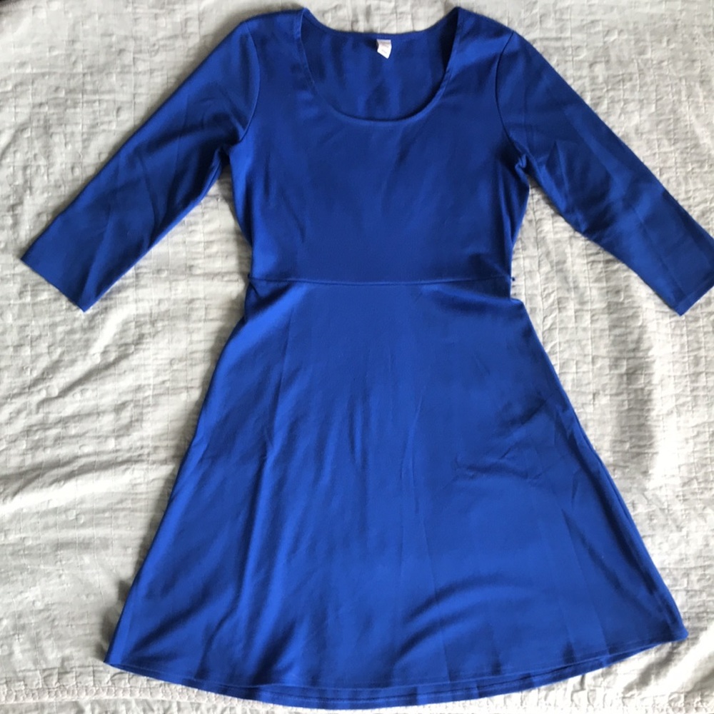 Old Navy - Blue Skater/A-Line Dress